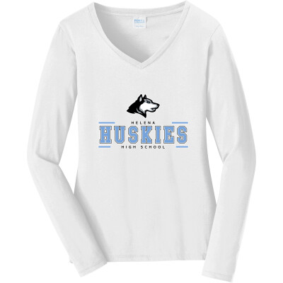 Women's Long Sleeve Fan Favorite V-Neck Tee