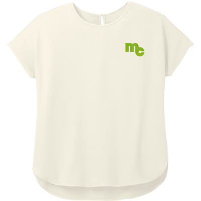 MERCER+METTLE Womens Stretch Crepe Crew - MM2015 (EMB)