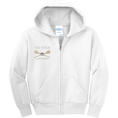 Youth Core Fleece Full-Zip Hooded Sweatshirt