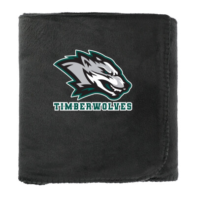 100% Recycled PET Fleece Blanket with RPET Pouch