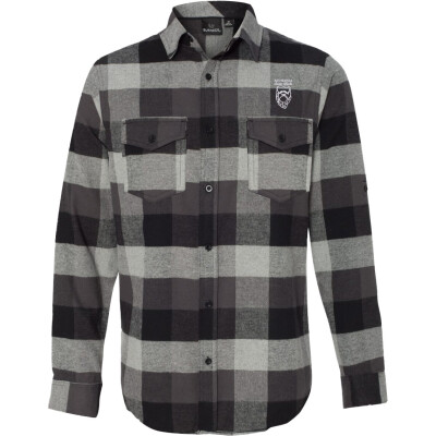 Artisanal Brew Works Plaid Flannel Shirt - Embroidered