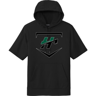 Performance Fleece Short-Sleeve Hooded Pullover