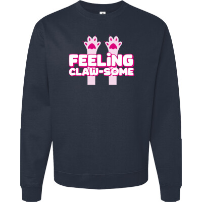 Crewneck Sweatshirt- Feeling Clawsome