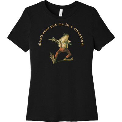 Boundary Frog - Women's Relaxed Jersey Short Sleeve Tee