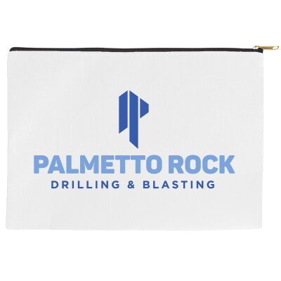 Accessory Pouches - Black Zipper  12.5 X 7"