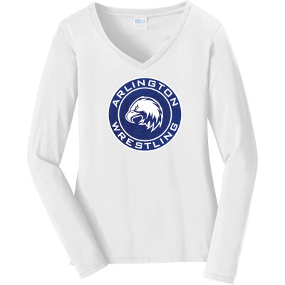 Women's Long Sleeve Fan Favorite V-Neck Tee