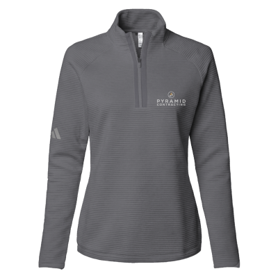 Adidas Women's Spacer Quarter-Zip Pullover (EMB)