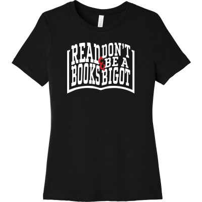 Books not Bigots - Women's Relaxed Jersey Short Sleeve Tee