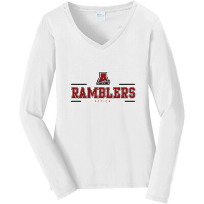 Women's Long Sleeve Fan Favorite V-Neck Tee