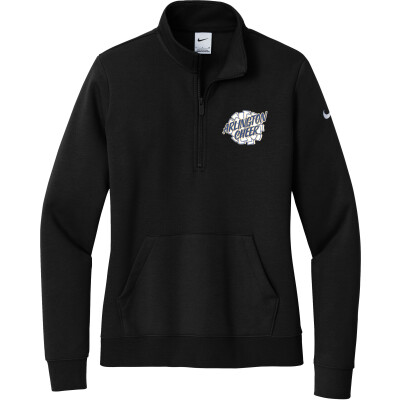 Nike Women's Club Fleece Sleeve Swoosh 1/2-Zip