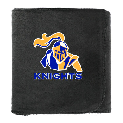 100% Recycled PET Fleece Blanket with RPET Pouch