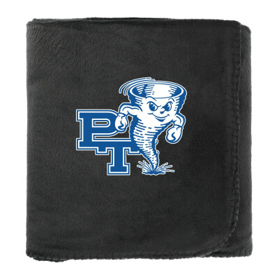 100% Recycled PET Fleece Blanket with RPET Pouch