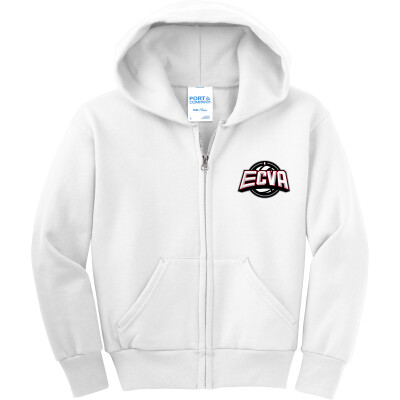 Youth Core Fleece Full-Zip Hooded Sweatshirt