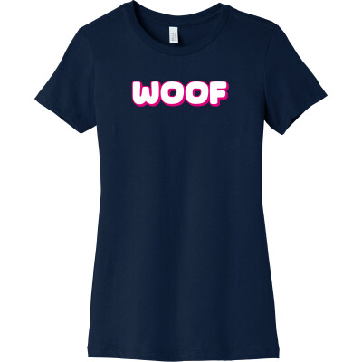 Women's Slim Fit Tee- Woof