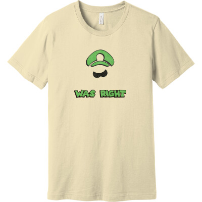 Mario's Brother But You Know Not Really - Unisex Jersey Short Sleeve Tee