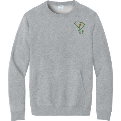 PORT & COMPANY Core Fleece Crewneck Pocket Sweatshirt