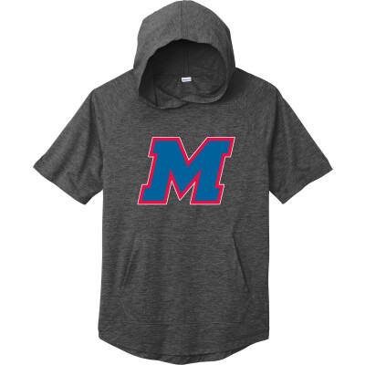Tri-Blend Wicking Short Sleeve Hoodie