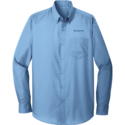 Long Sleeve Carefree Poplin Shirt