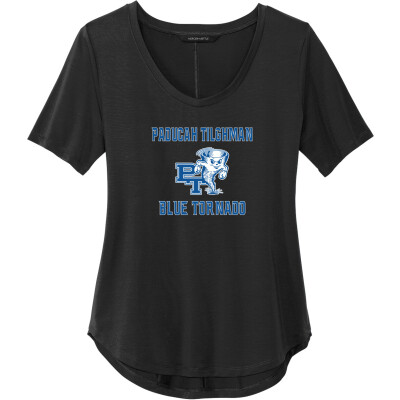 Women's Stretch Jersey Relaxed Scoop Tee