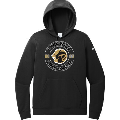 Nike Women's Club Fleece Sleeve Swoosh Pullover Hoodie