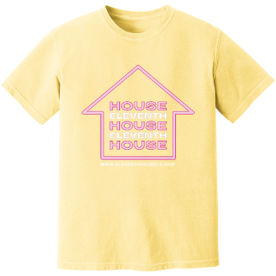 THE ELEVENTH HOUSE CLASSIC PALE YELLOW TEE