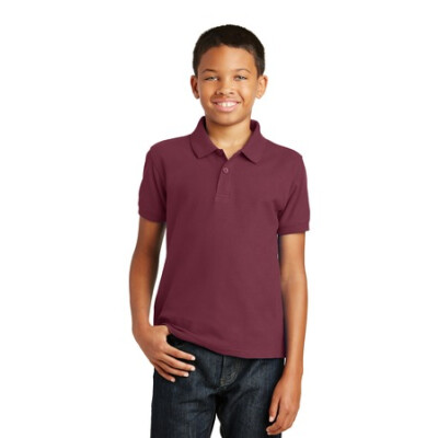 PORT AUTHORITY Youth Core Classic Pique Polo - PAY100 (EMB)