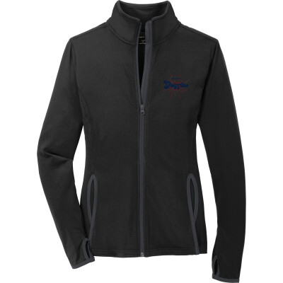 Women's Sport-Wick Stretch Contrast Full-Zip Jacket
