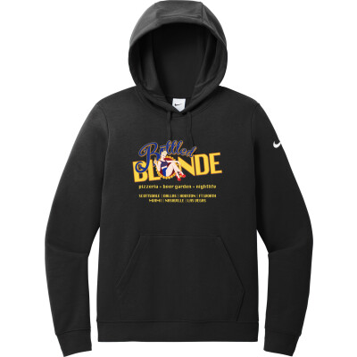 Women's Nike Club Fleece Sleeve Swoosh Pullover Hoodie