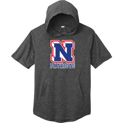 Tri-Blend Wicking Short Sleeve Hoodie