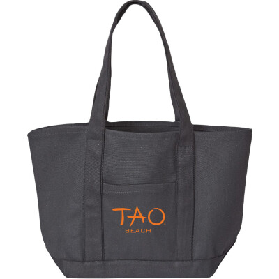 Tao Beach Heavyweight Cotton Canvas Resort Tote