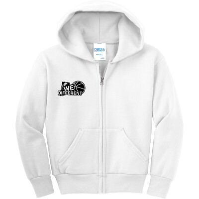 Youth Core Fleece Full-Zip Hooded Sweatshirt