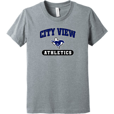 Bella+Canvas Youth Heather CVC Tee