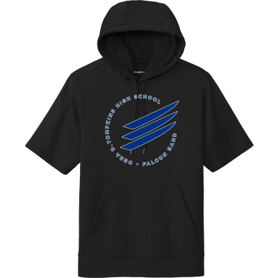 Performance Fleece Short-Sleeve Hooded Pullover