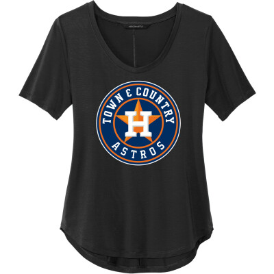 Women's Stretch Jersey Relaxed Scoop Tee