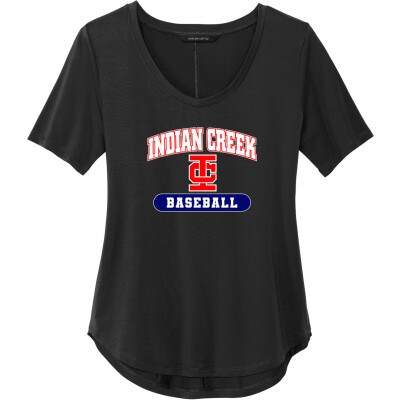 Women's Stretch Jersey Relaxed Scoop Tee