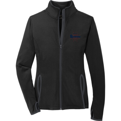 Women's Sport-Wick Stretch Contrast Full-Zip Jacket