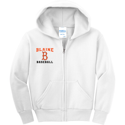 Youth Core Fleece Full-Zip Hooded Sweatshirt