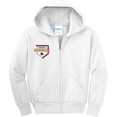 Youth Core Fleece Full-Zip Hooded Sweatshirt