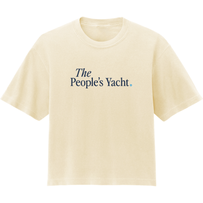 The People's Yacht Boxy Crop Tee