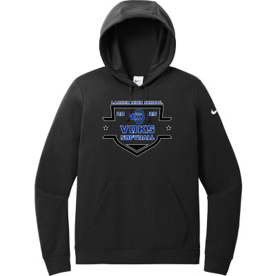 Nike Women's Club Fleece Sleeve Swoosh Pullover Hoodie