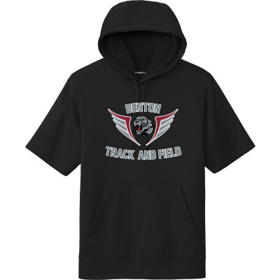 Performance Fleece Short Sleeve Hooded Pullover