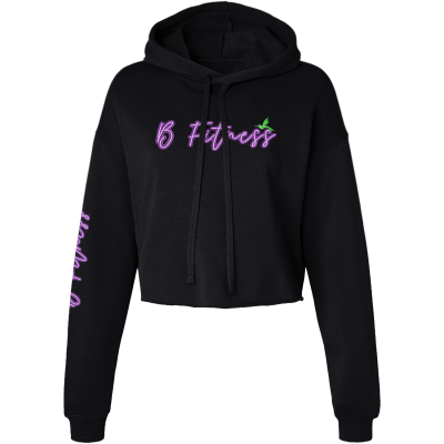 Ladies' Cropped Fleece Hoodie