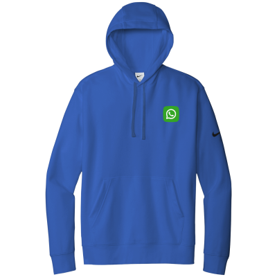 NIKE Unisex Club Fleece Sleeve Swoosh Pullover Hoodie (EMB)