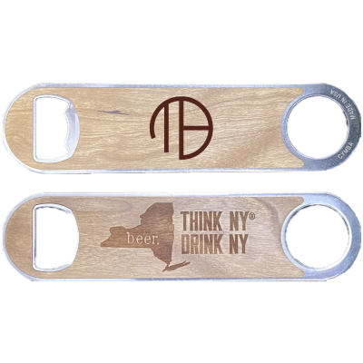 Mortalis / Think NY Drink NY Cherry Wood Bottle Opener