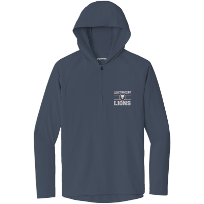 Repeat 1/2-Zip Long Sleeve Hooded Jacket