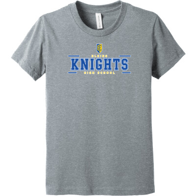 Bella+Canvas Youth Heather CVC Tee