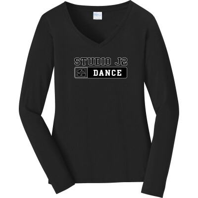 Women's Long Sleeve Fan Favorite V-Neck Tee
