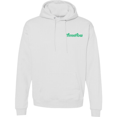 Hanes EcoSmart Hooded Sweatshirt - V1 White
