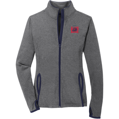 Women's Sport-Wick Stretch Contrast Full-Zip Jacket