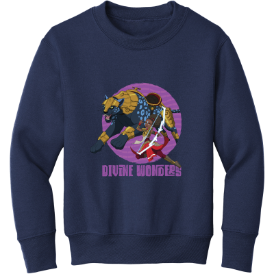 Iyanu & Ekun Divine Wonders Youth Fleece Crewneck